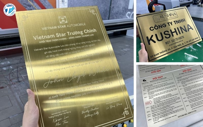 Xử lý in UV trên kim loại